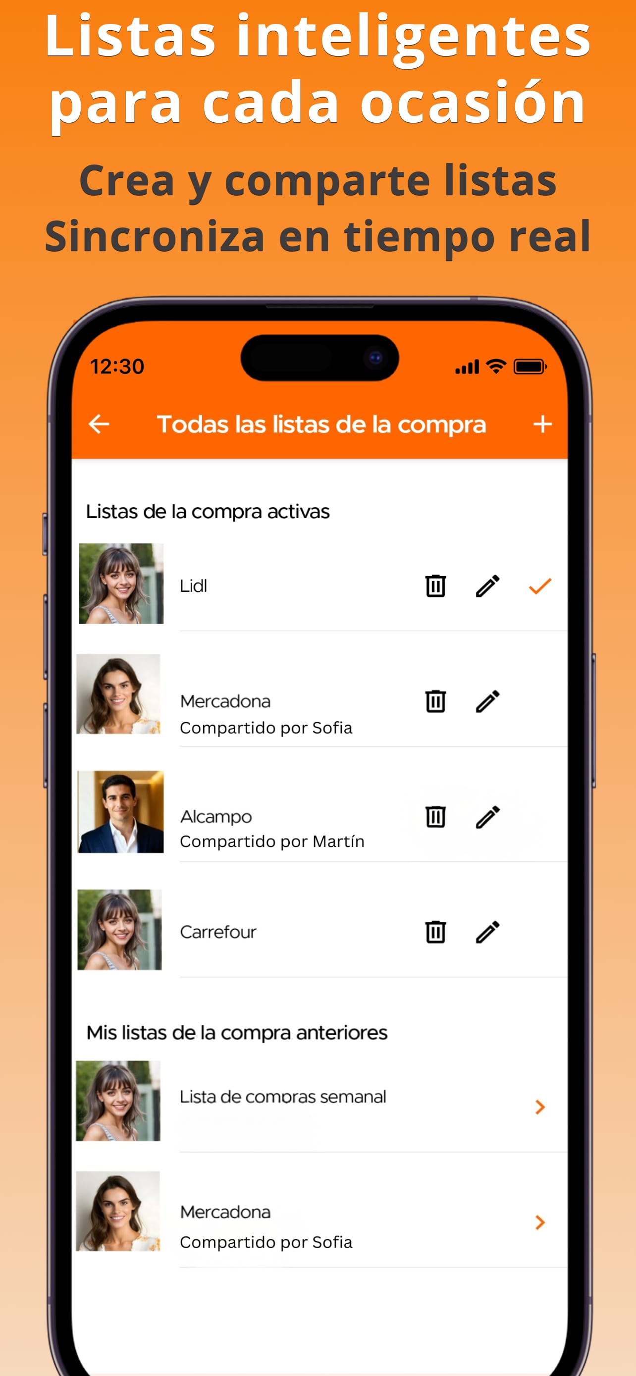 Shopping List Management